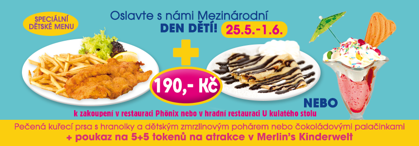 Speciální dětské menu