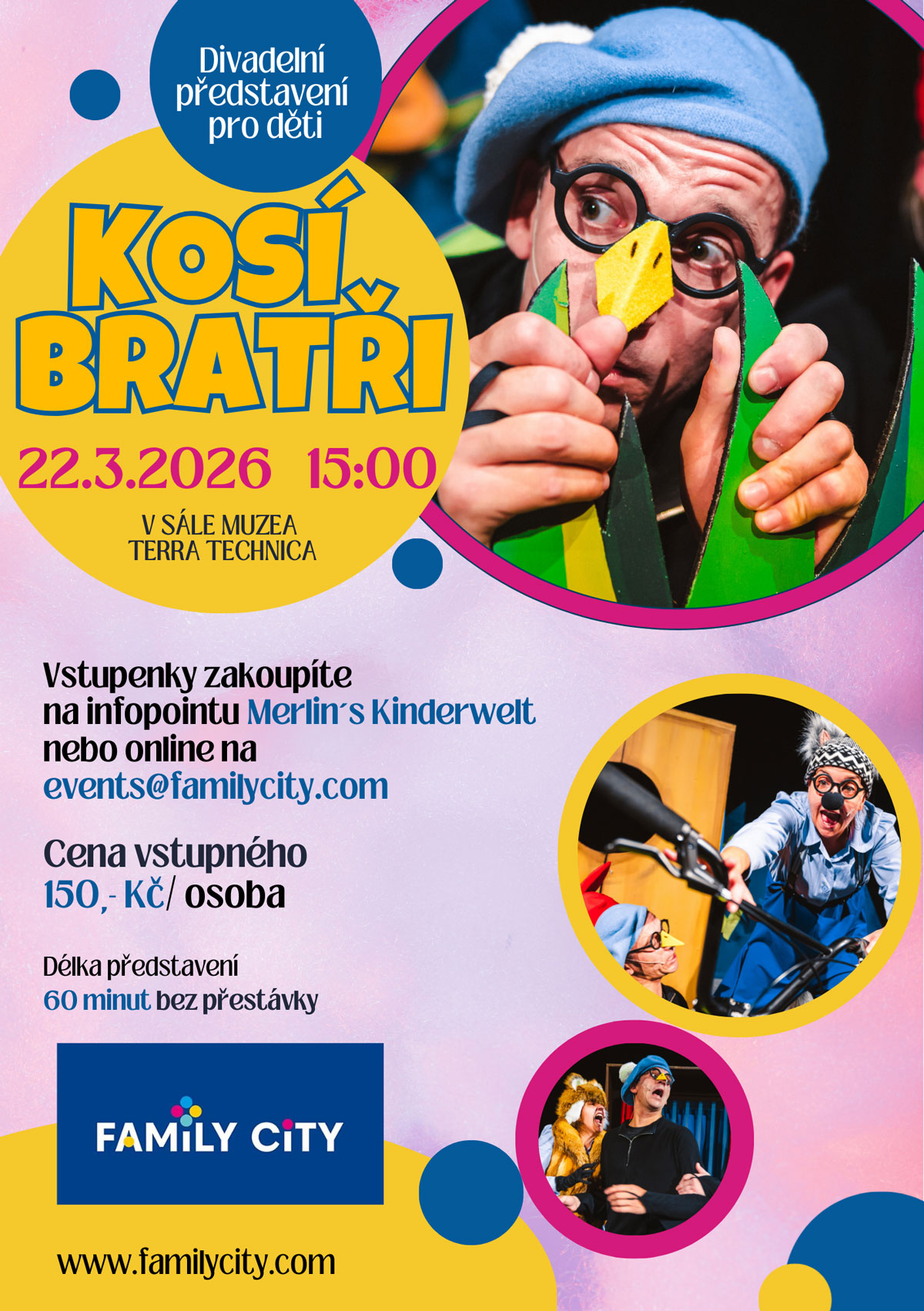 Divadelní představení pro děti – Kosí bratři